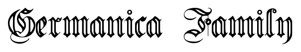 Germanica Family font